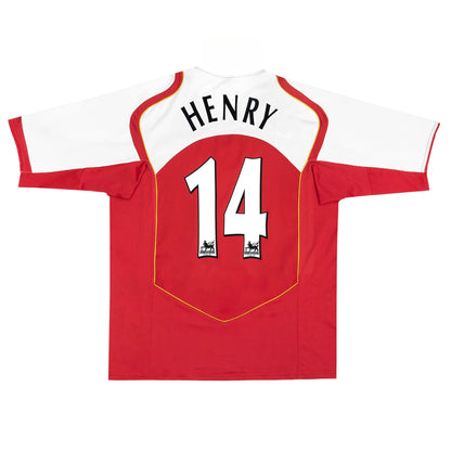 Arsenal 2004/05 Home Shirt – Thierry Henry #14 – Size L – Vintage Nike Football Jersey