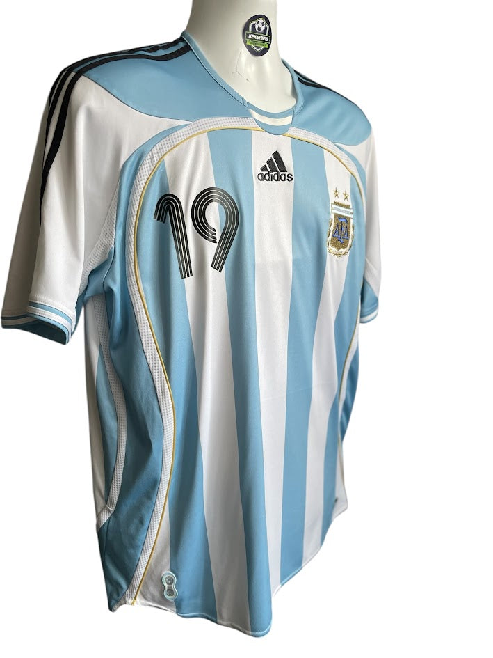 Original Lionel Messi Argentina Home Shirt World Cup 2006 Adidas
