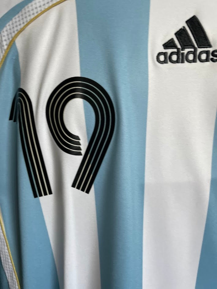 Original Lionel Messi Argentina Home Shirt World Cup 2006 Adidas