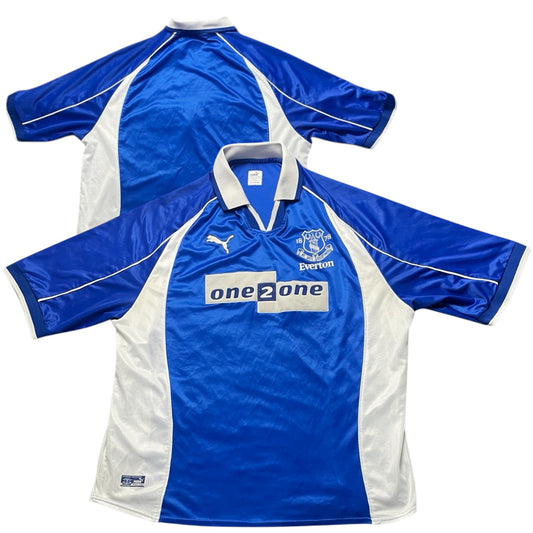 Everton 2000-2002 Home Football Jersey Size XXL Puma