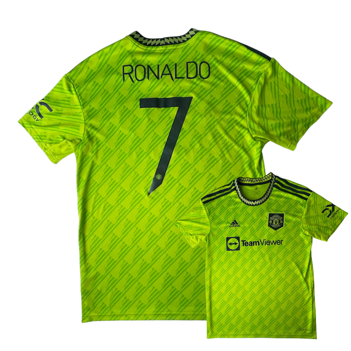 Manchester United 2022/23 Third Shirt – Ronaldo #7 – Size L – Official adidas Football Jersey