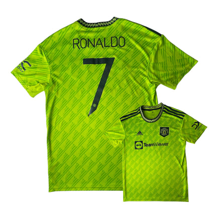 Manchester United 2022/23 Third Shirt – Ronaldo #7 – Size L – Official adidas Football Jersey
