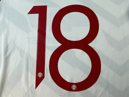 Manchester United 2020/21 Men's Shirt Football adidas Third - B.Fernandes #18 - Used Size M