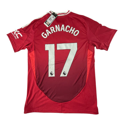 Manchester United adidas Home Shirt  GARNACHO 2024-25 M New