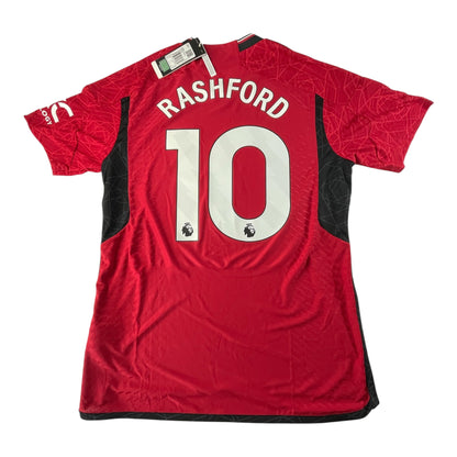 Mancheste 23/24 United Football Shirt Home  Rashford New Size L PLAYER'S VERSION