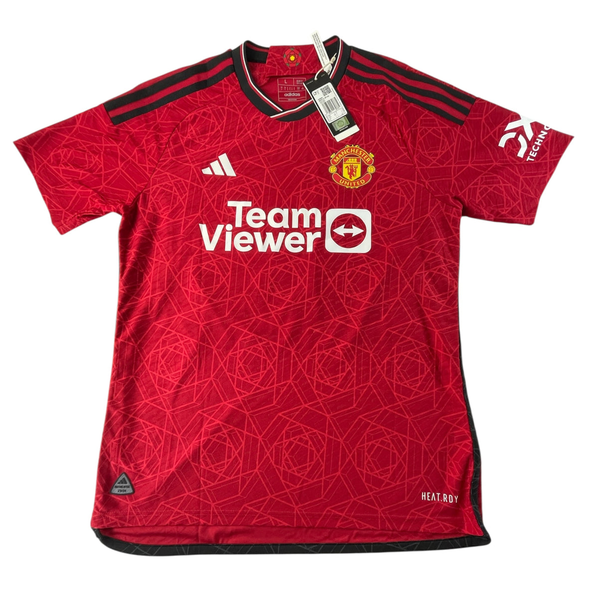 Mancheste 23/24 United Football Shirt Home  Rashford New Size L PLAYER'S VERSION