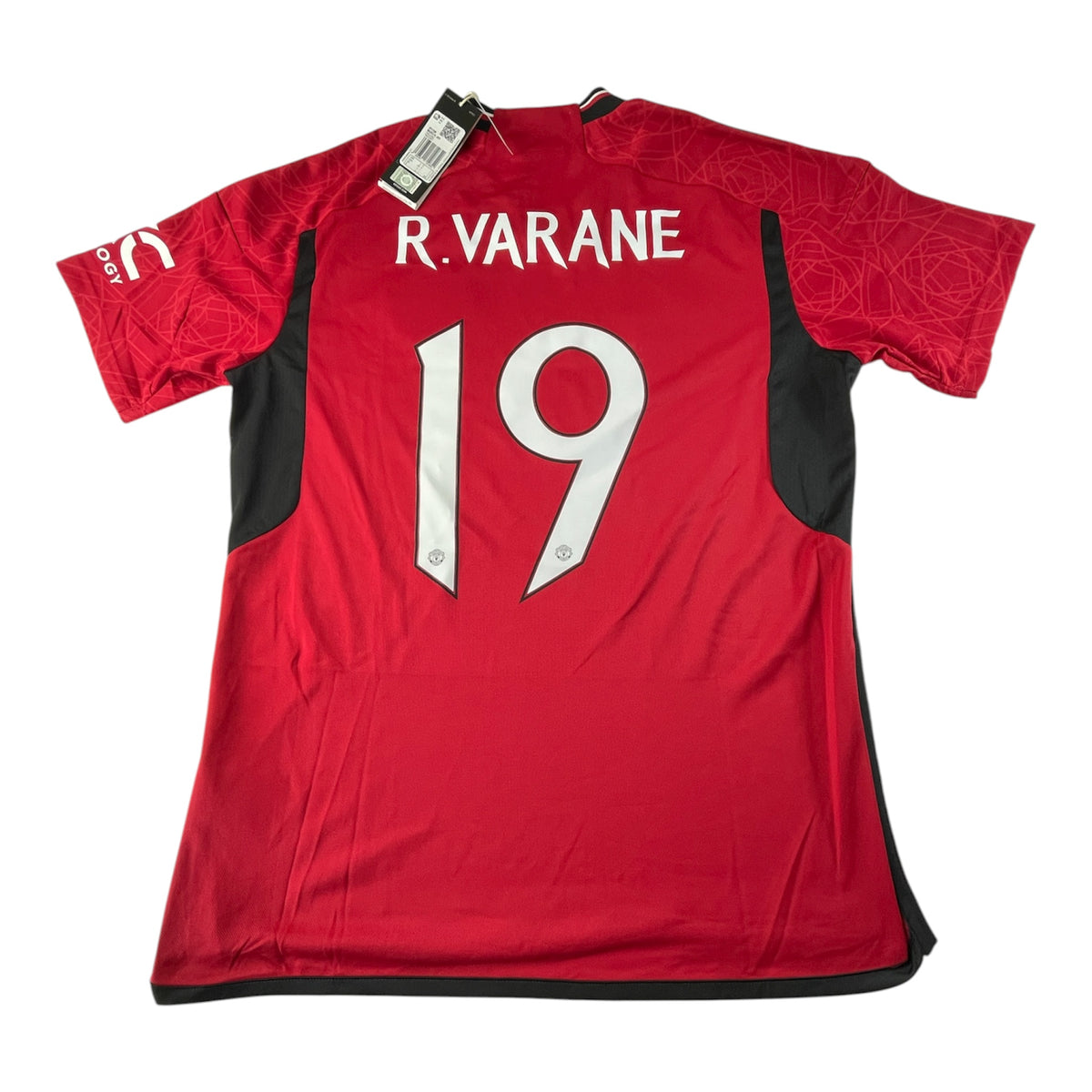 Manchester United 23/24 Men's Shirt Football adidas Home Top - Varane 19 - New