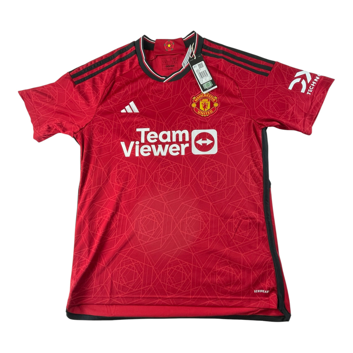 Manchester United 23/24 Men's Shirt Football adidas Home Top - Varane 19 - New