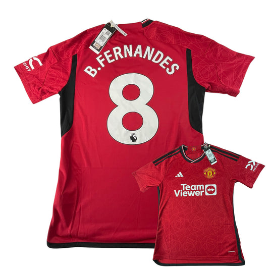 Manchester United   23 /24Shirt Home Football Top - Fernandes 8 - New Size M