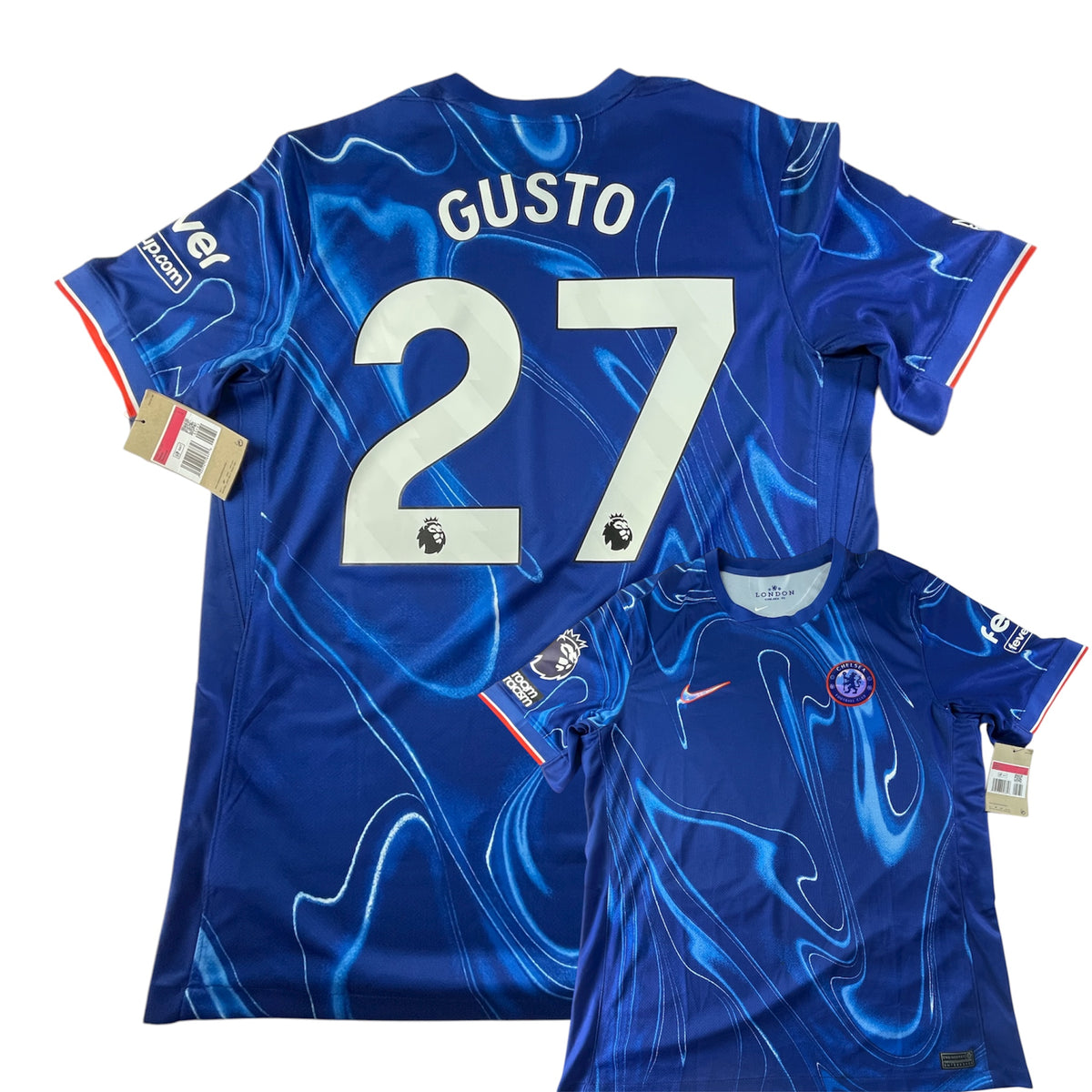 Chelsea  24/25 Football Shirt Orginal Nike Home Shirt - Gusto 27 - New Size L New