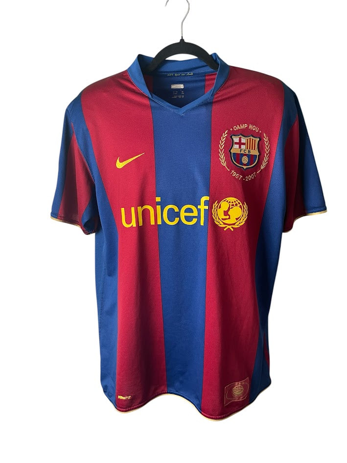 Nike FC Barcelona 2007-2008 Football Shirt M