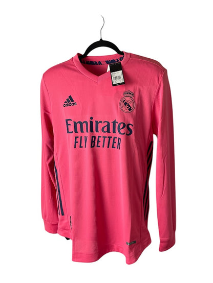 Real Madrid 20/21 Away Shirt Long Sleeve HEAT RDY Version Size M BNWT