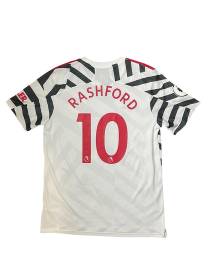 MANCHESTER UNITED 2020 2021 RASHFORD Third Football Shirt BNWT L