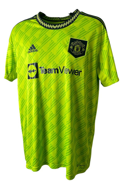 Football Shirt adidas Manchester United RONALDO 7 22/23 third - Green SIZE L
