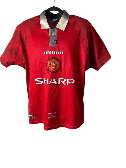 1996-98 Manchester United Home Shirt M