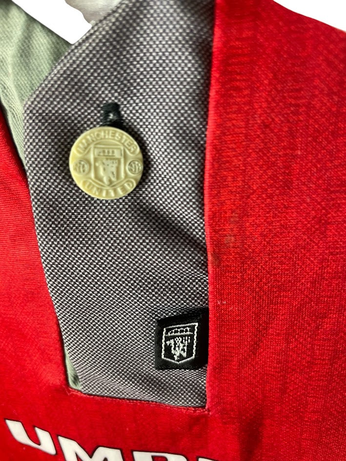 1996-98 Manchester United Home Shirt M