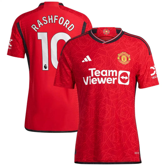Mancheste 23/24 United Football Shirt Home  Rashford New Size L PLAYER'S VERSION