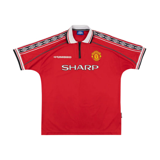 MANCHESTER UNITED BECKHAM 1998- 2000 HOME RETRO FOOTBALL SHIRT SIZE XL