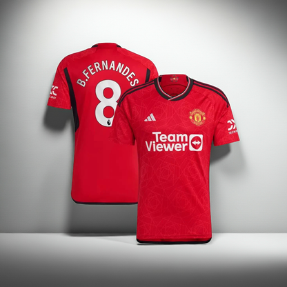 Manchester United   23 /24Shirt Home Football Top - Fernandes 8 - New Size M