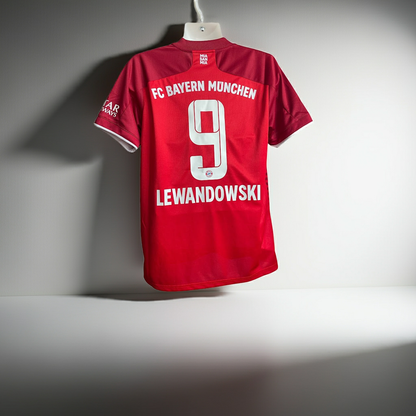 BAYERN MUNICH LEWANDOWSKI 2021 2022 HOME SHIRT FOOTBALL  ADIDAS