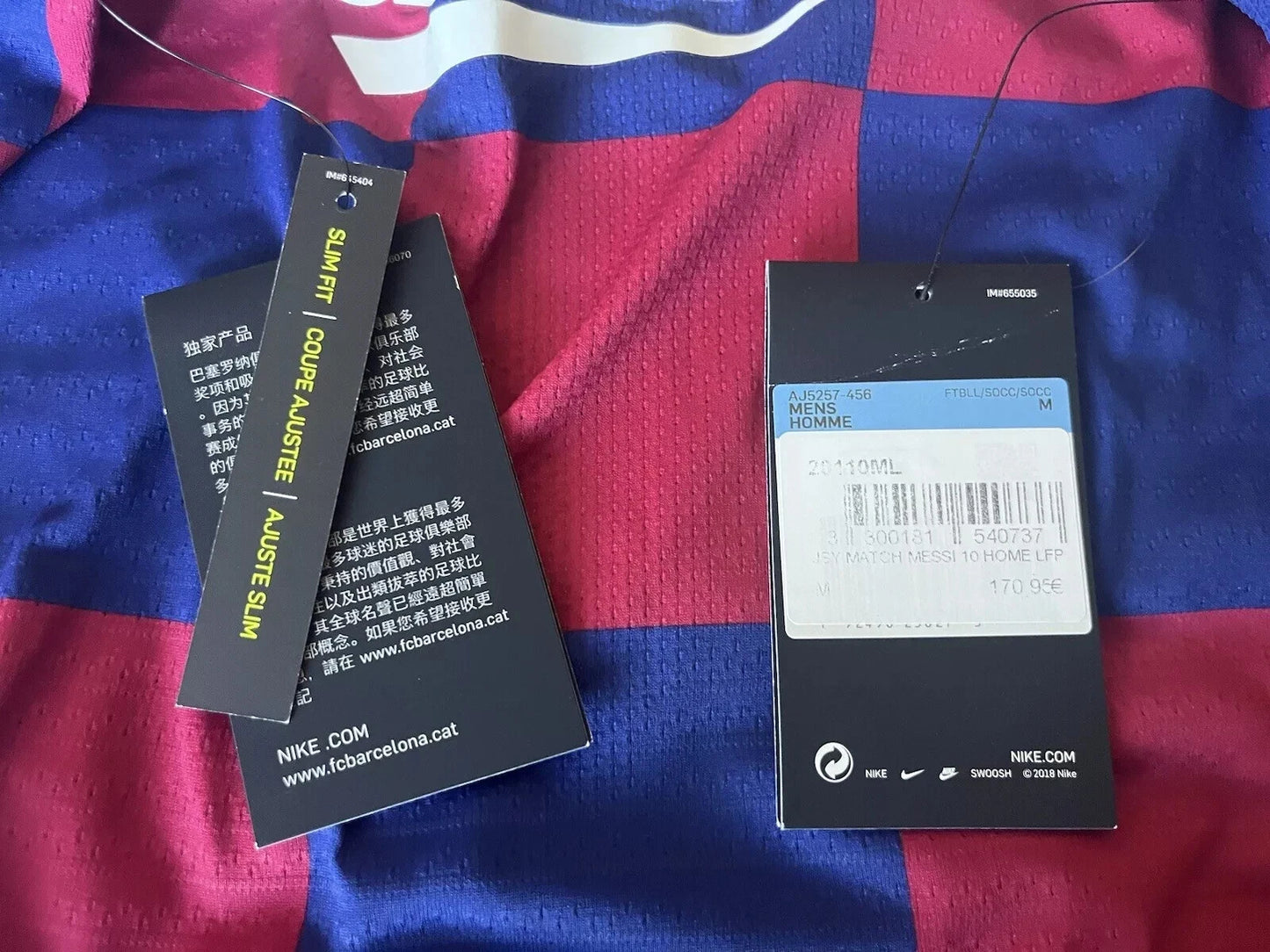 Orginal Barcelona 2019/20 Vaporknit Messi 10 Home Shirt Medium BNWT