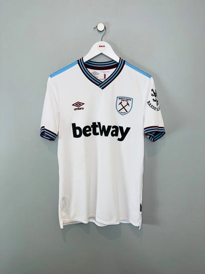 WEST HAM 2019/20 AWAY SHIRT size M UMBRO   FOOTBALL SHIRT