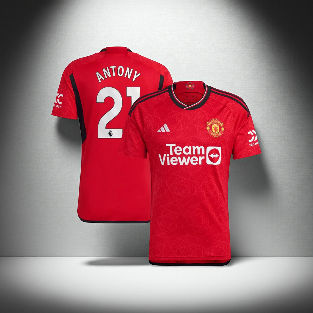 Manchester United 24/25 Men's Shirt Football adidas Home - Antony - New Size M