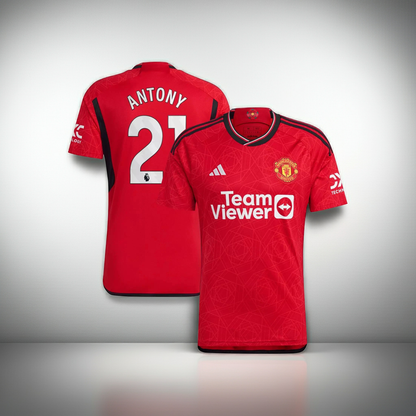 Manchester United 24/25 Men's Shirt Football adidas Home - Antony - New Size M