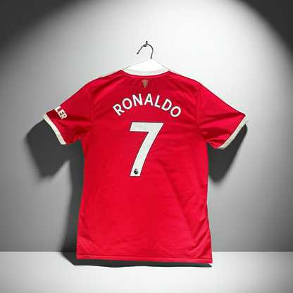 Manchester United 2021/22 Orginal Adidas Home Football Shirt Ronaldo 7 Mens L