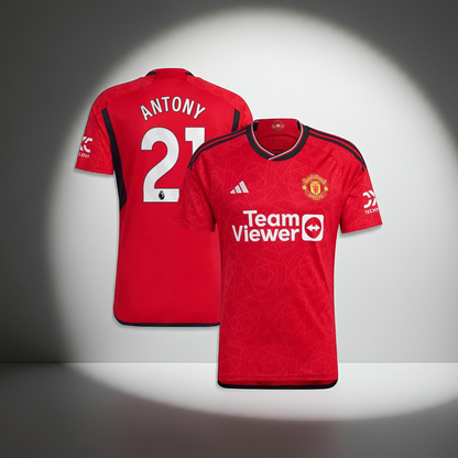 Manchester United 24/25 Men's Shirt Football adidas Home - Antony - New Size M
