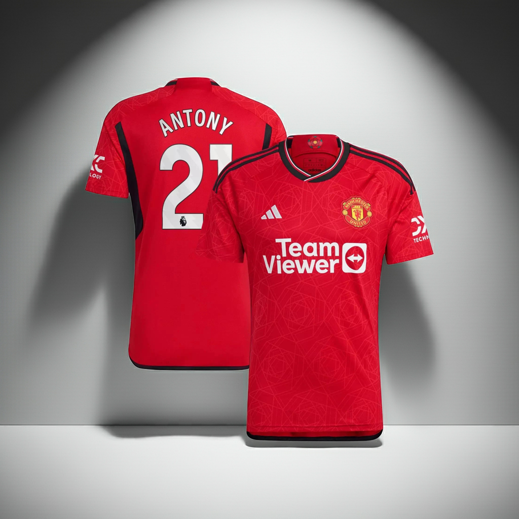 Manchester United 24/25 Men's Shirt Football adidas Home - Antony - New Size M