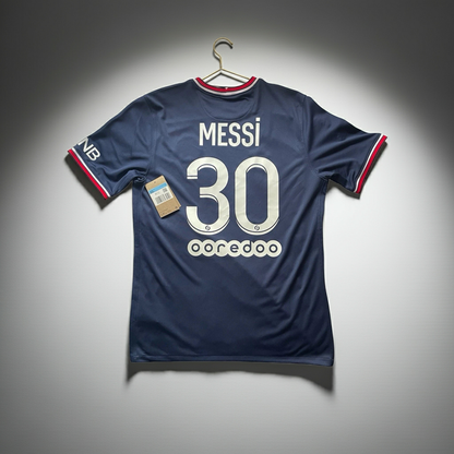 PSG Orginal NIKE 2021/2022 Shirt HOME JERSEY #30 MESSI SIZE M CV7903-411 New