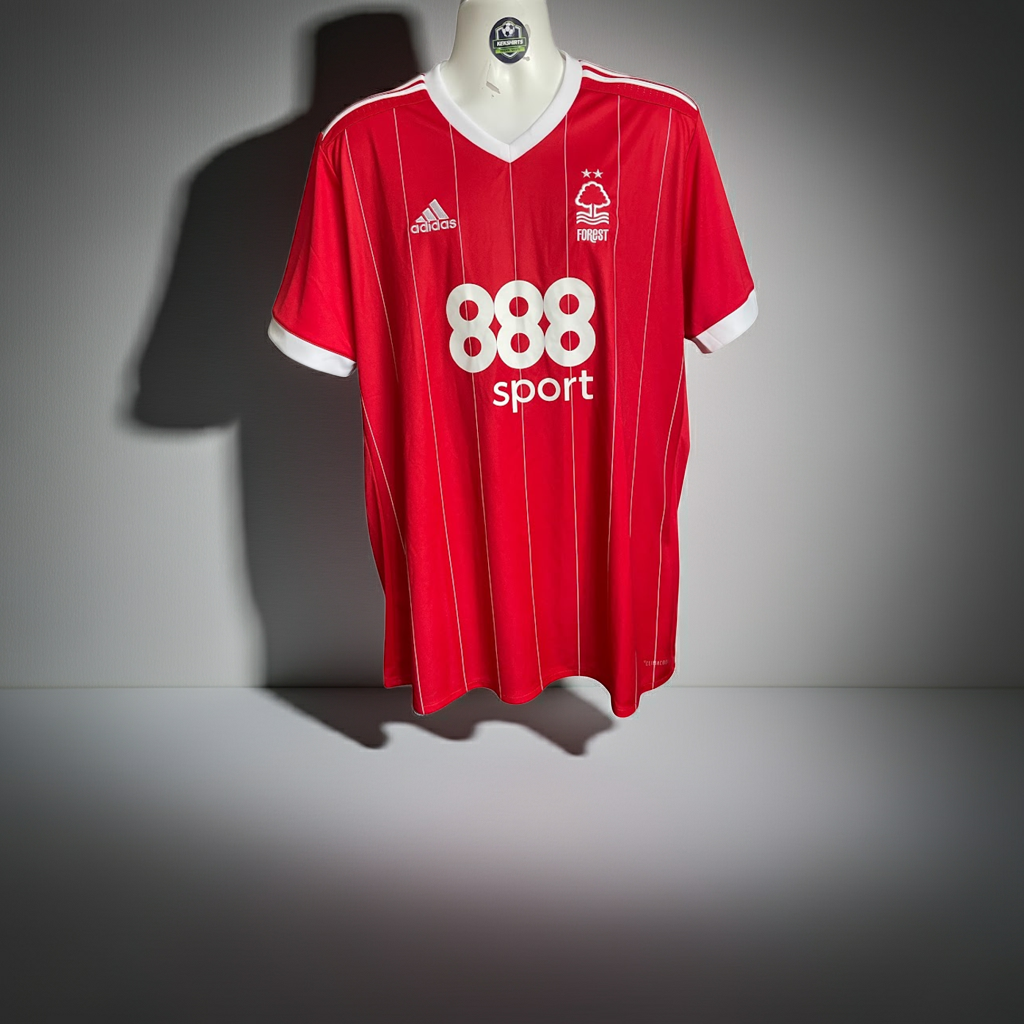 NOTTINGHAM FORREST ADIDAS 2017/2018 HOME  FOOTBALL SHIRT