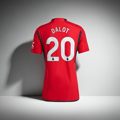 Manchester 23/24 United Football Shirt Men's adidas Home Dalot - New size M PLAYER'S VERSION